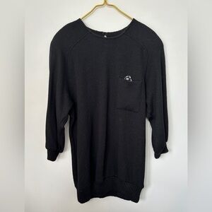 Vintage 70s Dana Jeffries by Linda Hutley Acrylic Blend 3/4 Sleeve Sweater